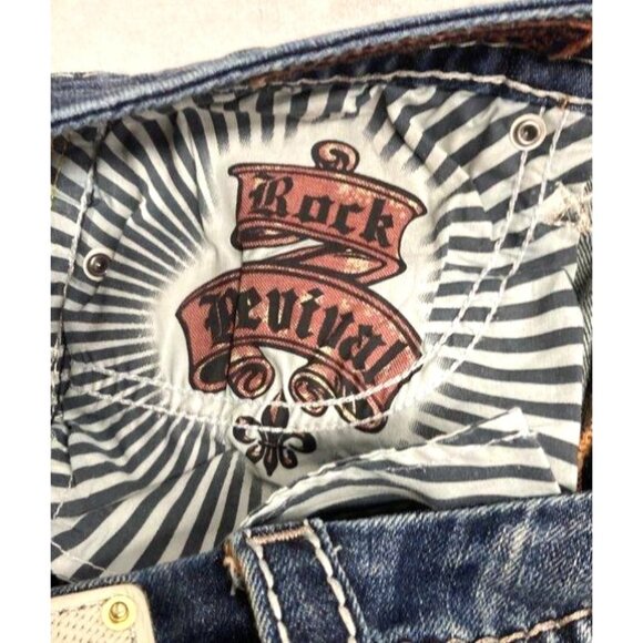 Rock Revival Women's Bootcut Jeans Size 28 - Picture 8 of 8